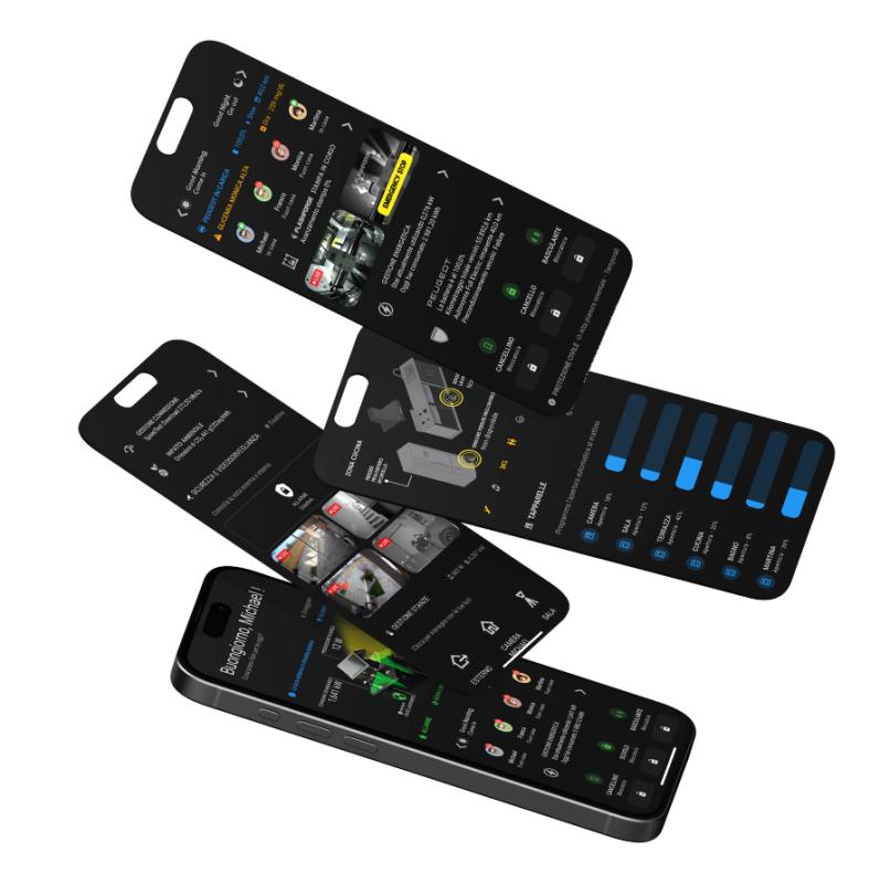 Dashboard di una smart home